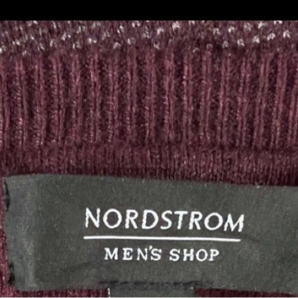 NWT NORDSTROM Purple‎ Wool Mix Crew Neck Sweater (M) - Picture 6 of 8